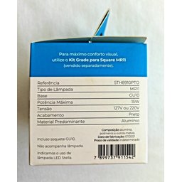 Spot Square Mr11 Embutido Recuado Direcionável - 5