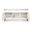 Ver imagem 4 de Buffet Quadro 3 portas e 2 gavetas - 4 portas e 3 gavetas Djorge 130cm 6158 - Mel