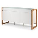 Ver imagem 1 de Buffet Quadro 3 portas e 2 gavetas - 4 portas e 3 gavetas Djorge 130cm 6158 - Mel