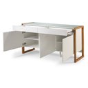 Ver imagem 3 de Buffet Quadro 3 portas e 2 gavetas - 4 portas e 3 gavetas Djorge 130cm 6158 - Mel