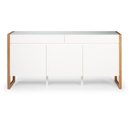 Ver imagem 2 de Buffet Quadro 3 portas e 2 gavetas - 4 portas e 3 gavetas Djorge 130cm 6158 - Mel