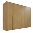 Ver imagem 3 de Guarda-Roupa Casal 6 Portas 6 Gavetas 100% MDF Lizz Marrom/Hannover