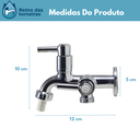 Ver imagem 7 de Torneira Tanque e Maquina de Lavar Cromado 1/4 Volta