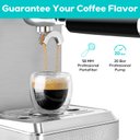 Ver imagem 3 de Casabrews Máquina de Espresso 20 Bar com Vaporizador de Leite (prata)