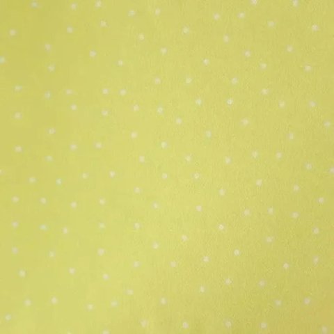 Papel de Parede Kawayi Amarelo Soft – Estampa Poá Delicada