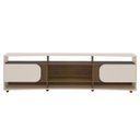 Ver imagem 6 de Rack Bancada para Tv 86 Pol 220 Cm 4501 Off White Pinho Arly