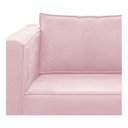 Ver imagem 2 de Sofá 2 Lugares Europa Suede Doce Sonho Móveis Cor Rosa Bebê