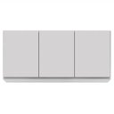Ver imagem 7 de Armário Aéreo 120cm 3 Portas Virgínia Branco - Lumil Móveis
