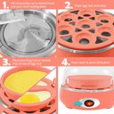 Ver imagem 6 de Elite Gourmet Egc007c Egg Cooker Elétrico 7 Ovos Coral