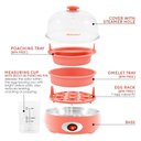 Ver imagem 3 de Elite Gourmet Egc007c Egg Cooker Elétrico 7 Ovos Coral