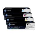 Ver imagem 1 de Kit Toner Original Hp 126a - Preto, Ciano, Magenta e Amarelo