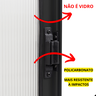 Janela 2 Folhas de Correr em Alumínio Preto A60xl60 com Policarbonato Ideal para Pequenos Espaços - 5