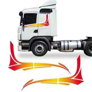 Faixa Scania 2008 Adesivo Azul Lateral Caminhão Decorativo Teu Adesivo Faixa Scania 2008 Adesivo Azu