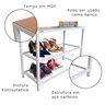 Sapateira Banco Strassis Design Sd-3501-69 Branco - 5