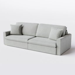 Sofá Cama Bélgica Retrátil e Reclínável 2,10m em Linho Diamond Premium Cinza Claro - Home Mobily - 10