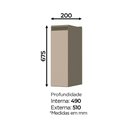 Ver imagem 4 de Balcão Para Condimentos 20 Cm évelin Henn Duna Cristal