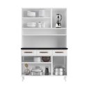 Ver imagem 4 de Armário de Cozinha de Aço Kit Triplo 120cm Regina Multimóveis CR6129 Branco