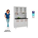 Ver imagem 3 de Armário de Cozinha de Aço Kit Triplo 120cm Regina Multimóveis CR6129 Branco