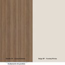 Ver imagem 7 de Cozinha Modulada Completa 6 Peças Balcões Aéreos Vidro Reflecta Comtampo Aspen Luciane Móveis