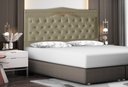 Ver imagem 2 de Cabeceira de Cama Box Helena Queen 160 Cm Capitonê Retro Botão Encapados Suede Bege Eli Móveis