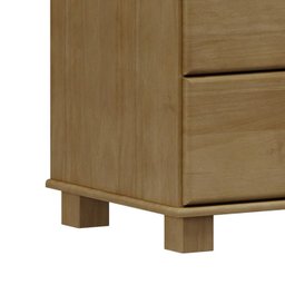 Comoda 5 Gavetas 1 Porta Madeira Maciça 125 Cm 2251 Freijo Milani Store - 7