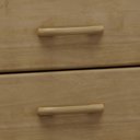 Ver mais imagens de Comoda 5 Gavetas 1 Porta Madeira Maciça 125 Cm 2251 Freijo Milani Store