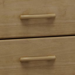 Comoda 5 Gavetas 1 Porta Madeira Maciça 125 Cm 2251 Freijo Milani Store - 8