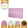Cabeceira Estofada Casal Para Cama Box King 195 cm Rosa Bebê Carol Mafer - 3