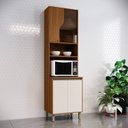 Ver imagem 1 de Torre Quente 1 Forno com Porta de Vidro Venaly Marrom/Cinamomo/Off White