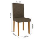 Ver imagem 7 de Conjunto Sala de Jantar Mesa Tampo de Vidro Fidelitá Barcelona com 4 Cadeiras