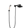 Ducha Abs Autolimpante Preta com Ducha de Mão com Esferas Ionizantes - 2