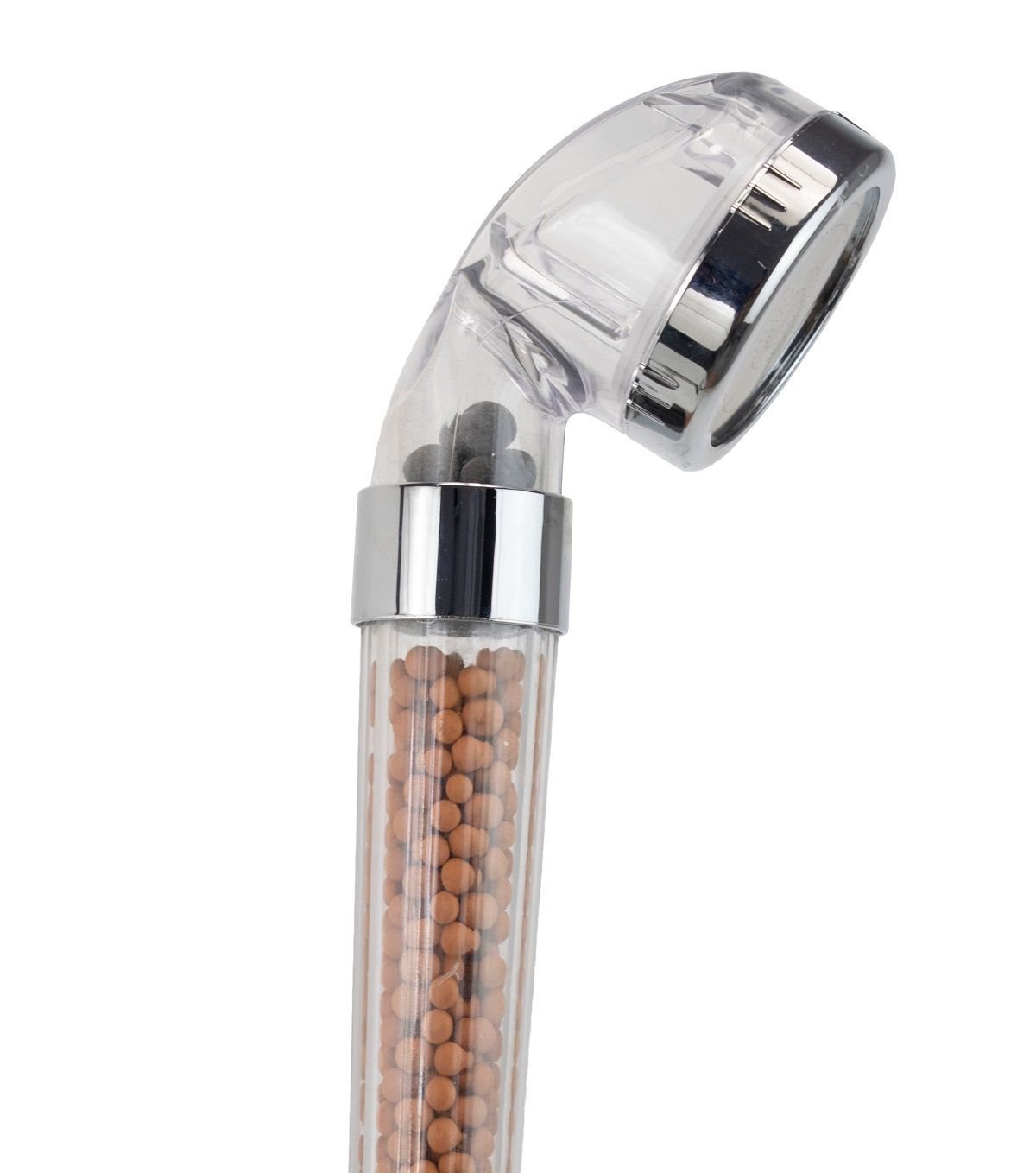 Ducha Abs Autolimpante Preta com Ducha de Mão com Esferas Ionizantes - 6