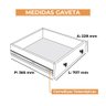 Cômoda Alessia100% Mdf Tuboarte 6 Gavetas - 4