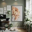 Ver imagem 2 de Quadro Decorativo Marfim Vivo 70x50cm Mold Branca