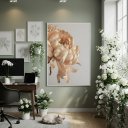 Ver imagem 1 de Quadro Decorativo Marfim Vivo 70x50cm Mold Branca