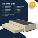 Ver imagem 6 de Cama Box + Colchão Gazin de Espuma D28 Double Face Force Up + Auxiliar de Espuma Solteiro 88 cm