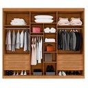 Ver imagem 4 de Guarda Roupa Cancun 6 Portas Benetil:cinamomo