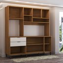 Ver imagem 6 de Cozinha Compacta Solaris 7 Portas 2 Gavetas Cinamomo/off White - Panorama Móveis