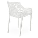 Ver imagem 6 de Kit 6 Cadeiras de Jantar Design Suits com Braços Empilhável em Polipropileno - Branco