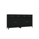 Ver imagem 6 de Aparador Buffet 4 Portas e 4 Gavetas 154cm Ditália
