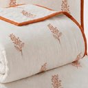 Ver imagem 2 de Cobre Leito Queen Dupla Face Fiori Bordado 3PÇ Percal - Caram