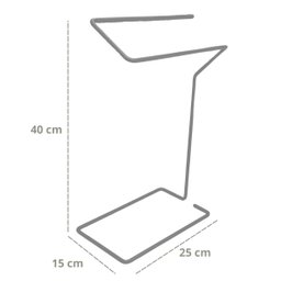 Porta Toalha de Bancada Preto - Organizador de Banheiro - Linha Premium - 2
