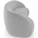 Ver imagem 6 de Sofá 4 Lugares para Sala Living Orgânico 318cm Eron M03 Veludo Cinza - Lyam Decor