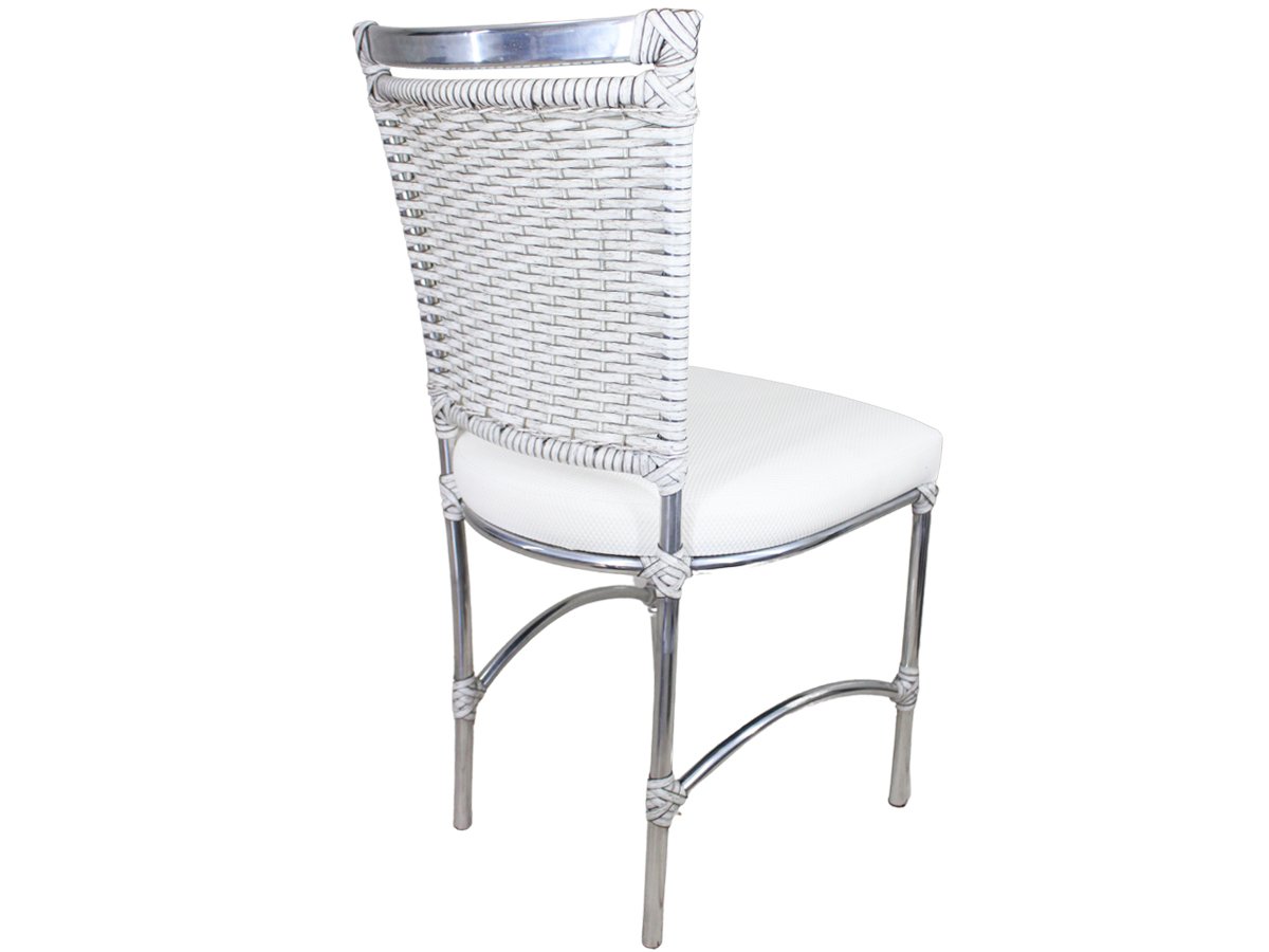 Cadeira em Alumínio e Fibra Sintética JK para Cozinha, Edícula - Mármore - 2