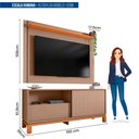 Ver imagem 5 de Conjunto Rack com Painel Mondrian 1.5 Caemmun para Tvs de até 55 Polegadas