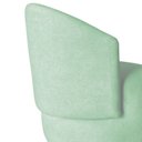 Ver imagem 4 de Kit 2 Poltronas Decorativa Beatriz Orgânica Veludo Acqua