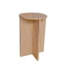 Banco Tampo Redondo 65 Cm Madeirado Em Mdf - 1