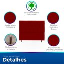 Ver imagem 3 de Cabeceira Estofada para Cama de Casal 160 Athena Suede