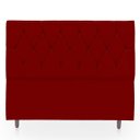 Ver imagem 1 de Cabeceira Estofada para Cama de Casal 160 Athena Suede