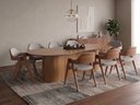 Ver imagem 1 de Sala de Jantar Verona 220cm com 8 Cadeiras Madeira Maciça Ravena Linho Cru
